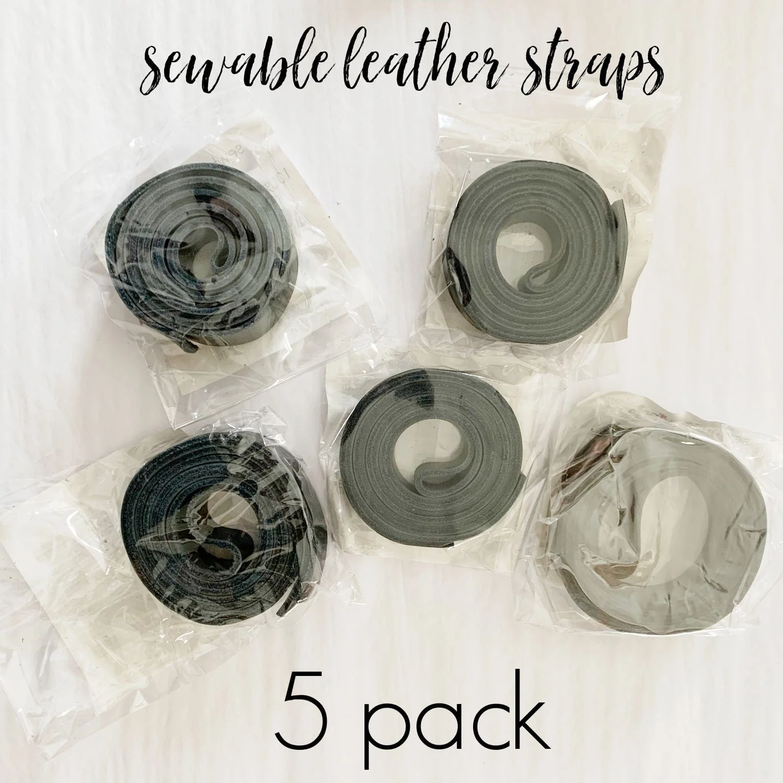 Leather Strap 3/4" black - Image 24