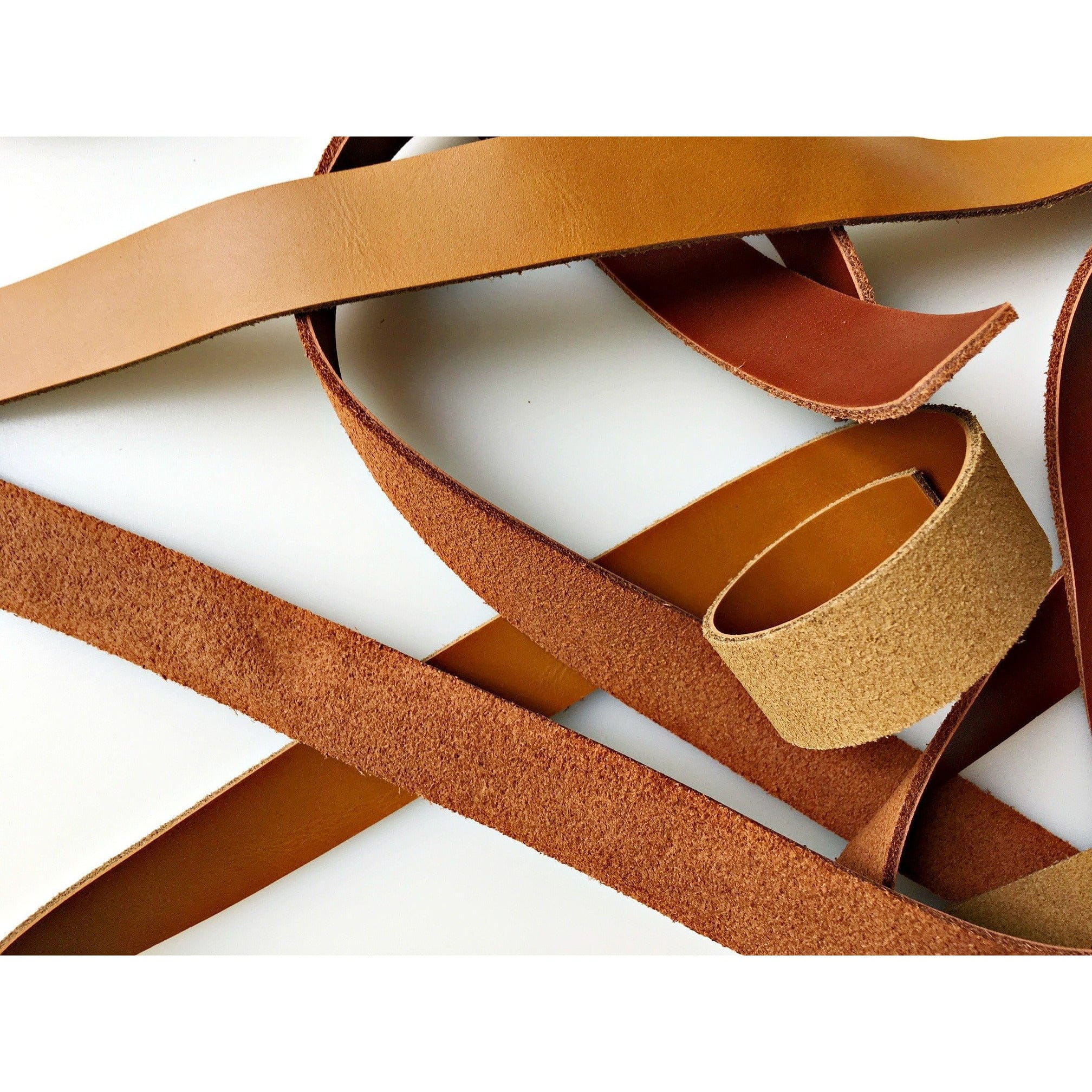 Leather Strap 3/4" Light Brown - Image 4