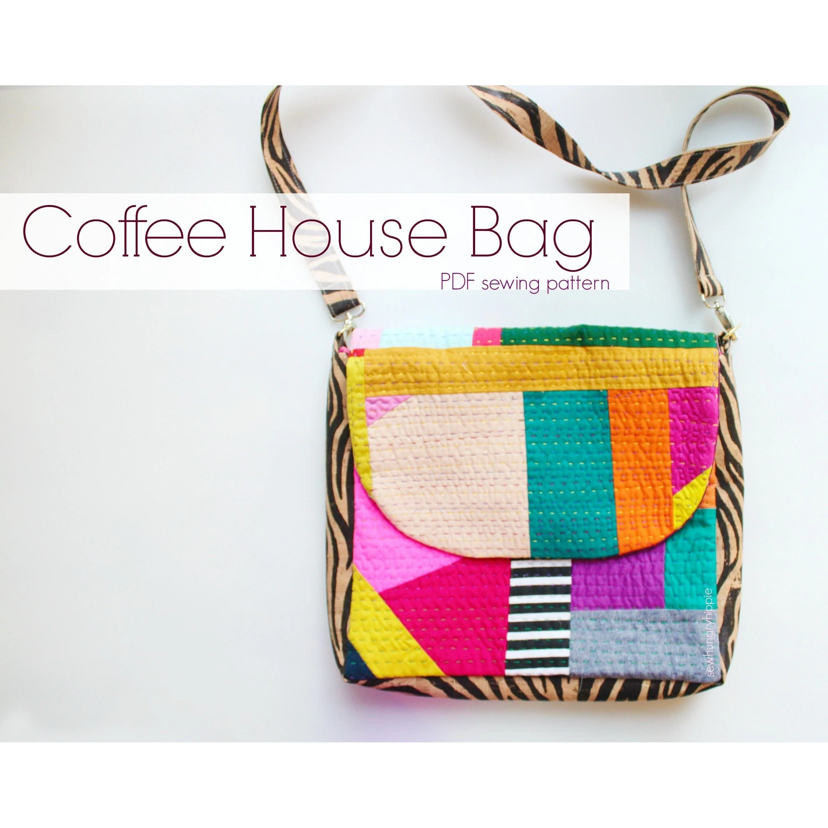 Coffee House Bag PDF sewing pattern - Image 9