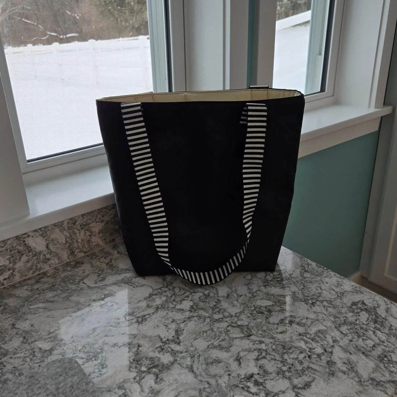 Black & White Striped Seatbelt Webbing 1.5" Width - 5 Yard Bundle - Image 5