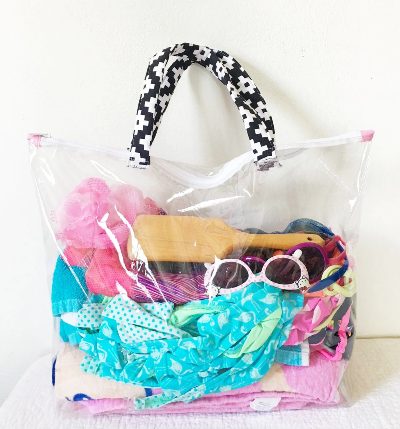 Clear Glitter Vinyl | TPU See-Through Vinyl for Bag Making - Image 11