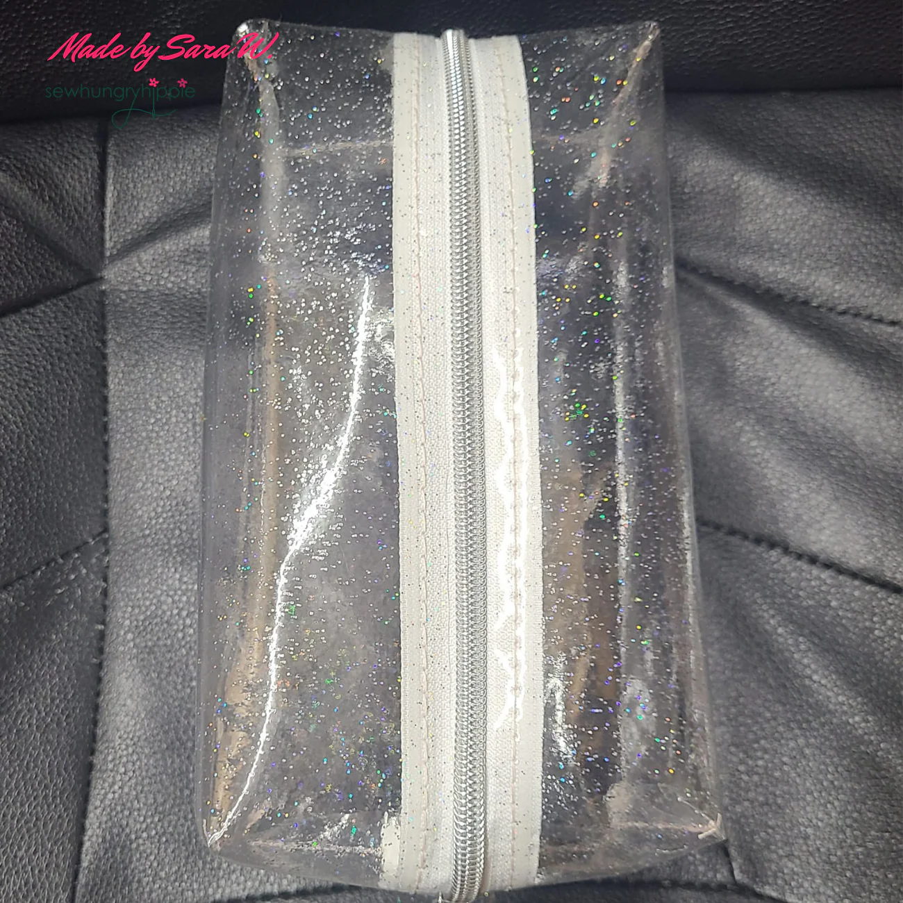 Clear Glitter Vinyl | TPU See-Through Vinyl for Bag Making - Image 5