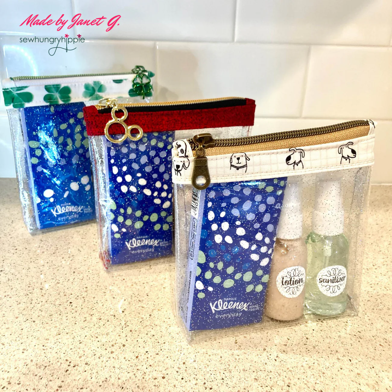 Clear Glitter Vinyl | TPU See-Through Vinyl for Bag Making - Image 6