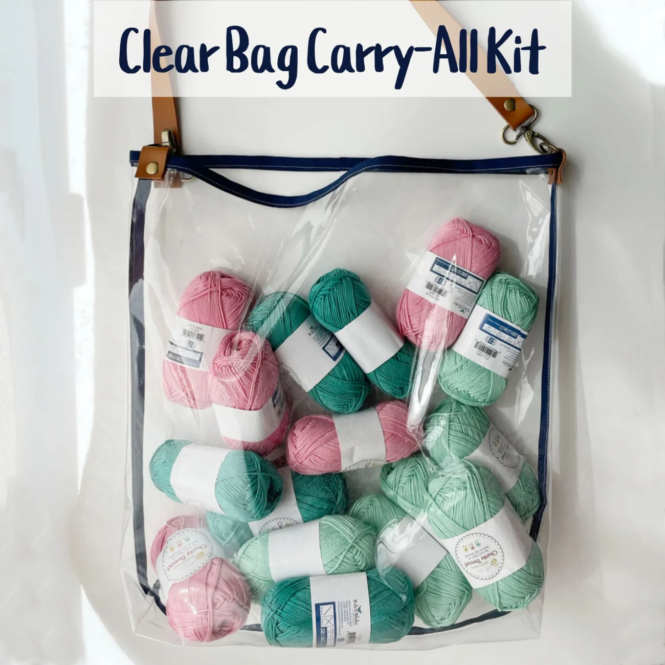 Clear Glitter Vinyl | TPU See-Through Vinyl for Bag Making - Image 8