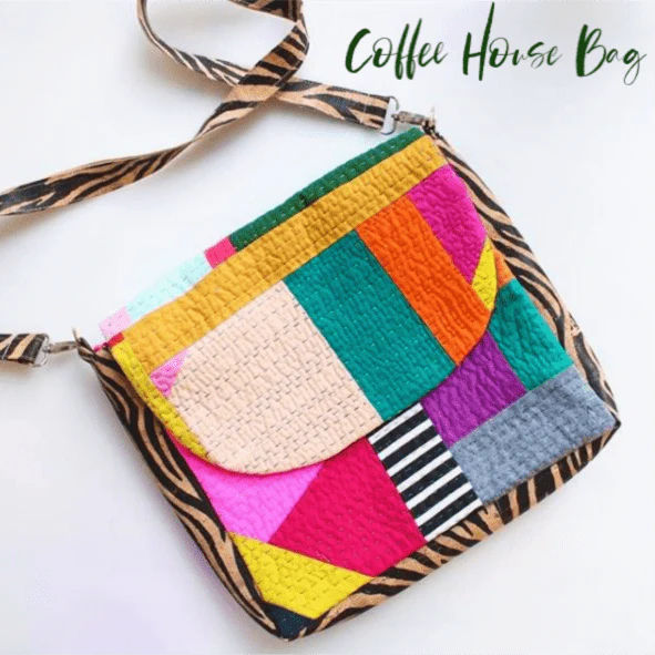 Coffee House Bag printed sewing pattern - Image 4