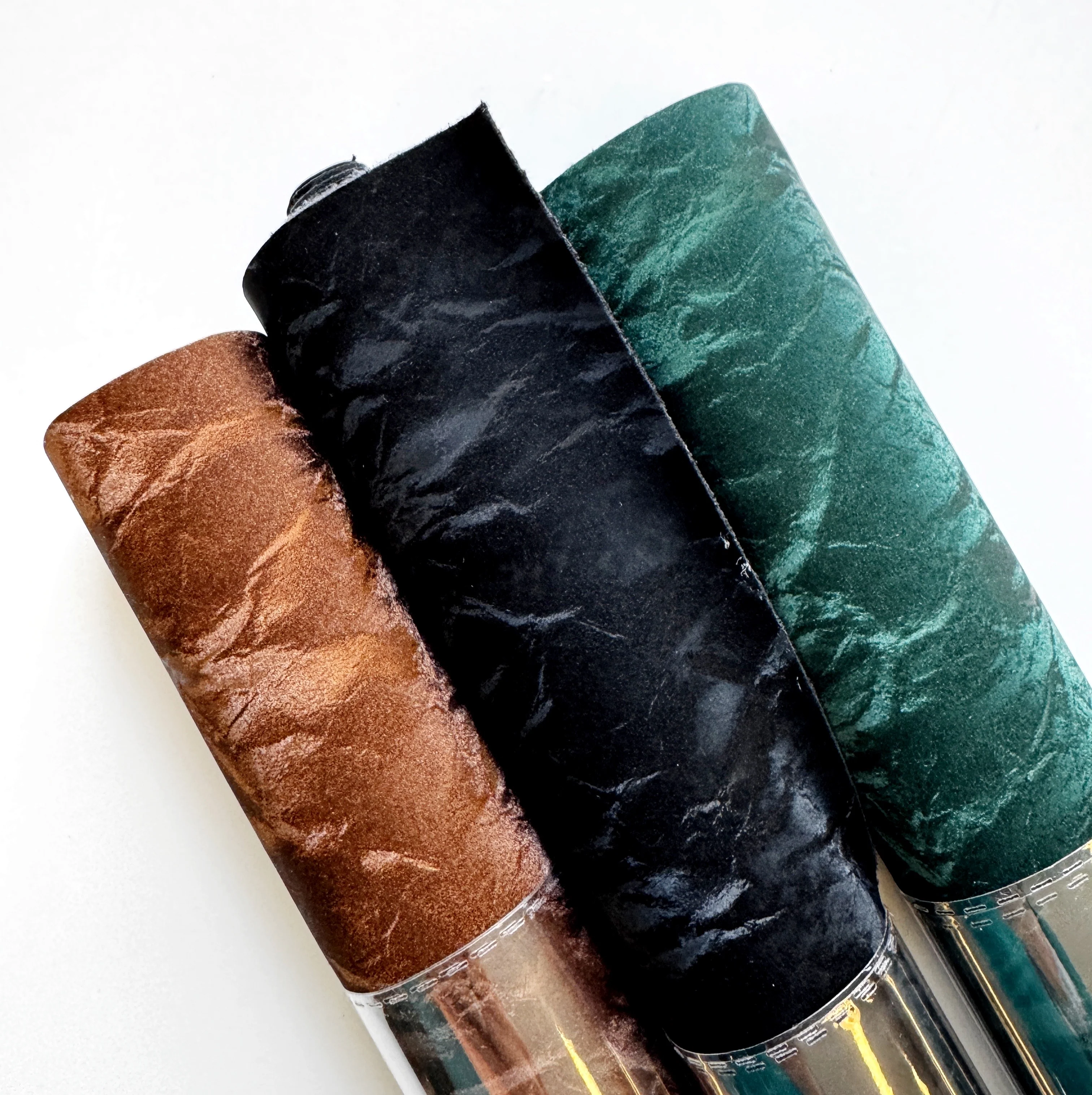 Midnight Velveteen Vinyl Roll - Image 3