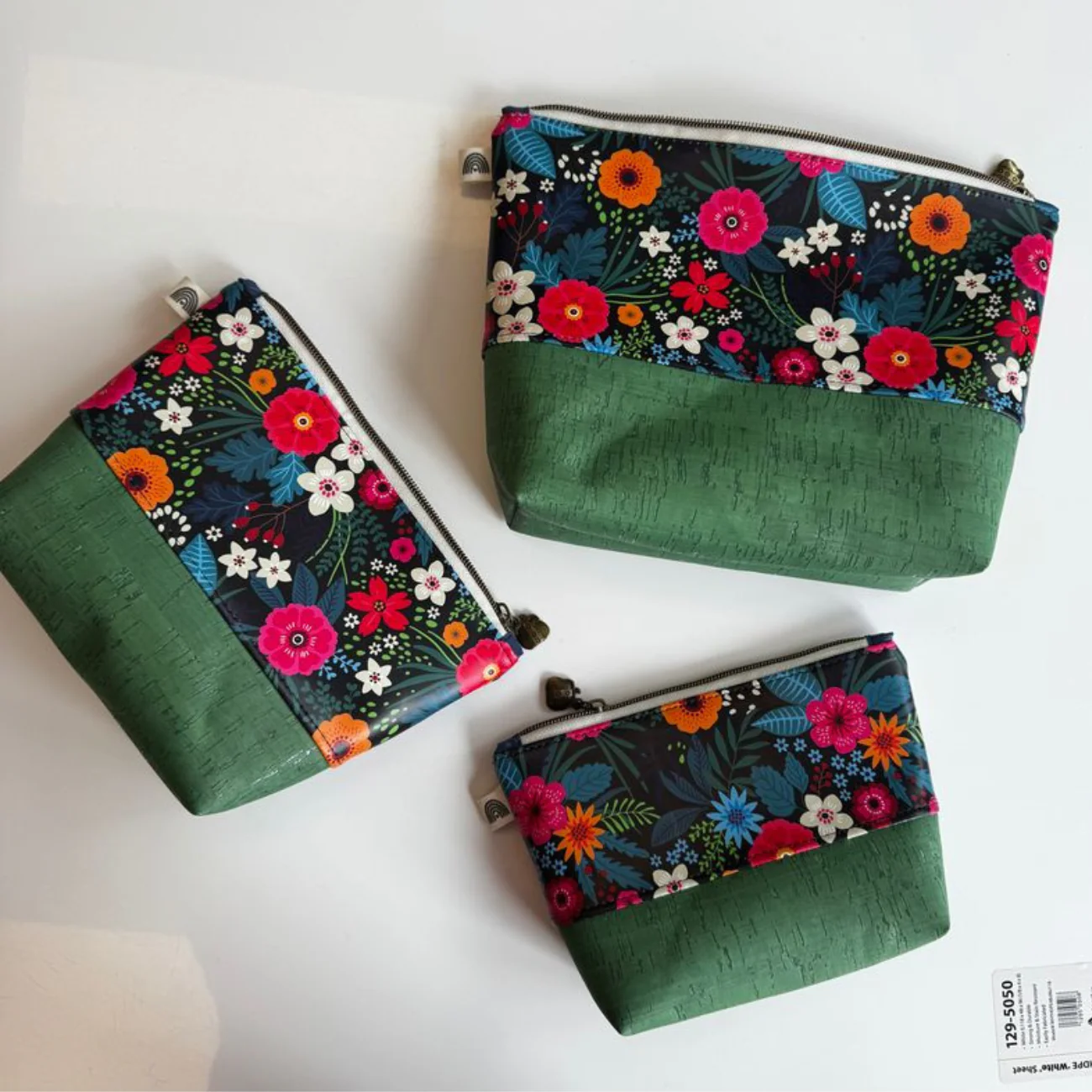 Black Floral Vinyl - Image 3