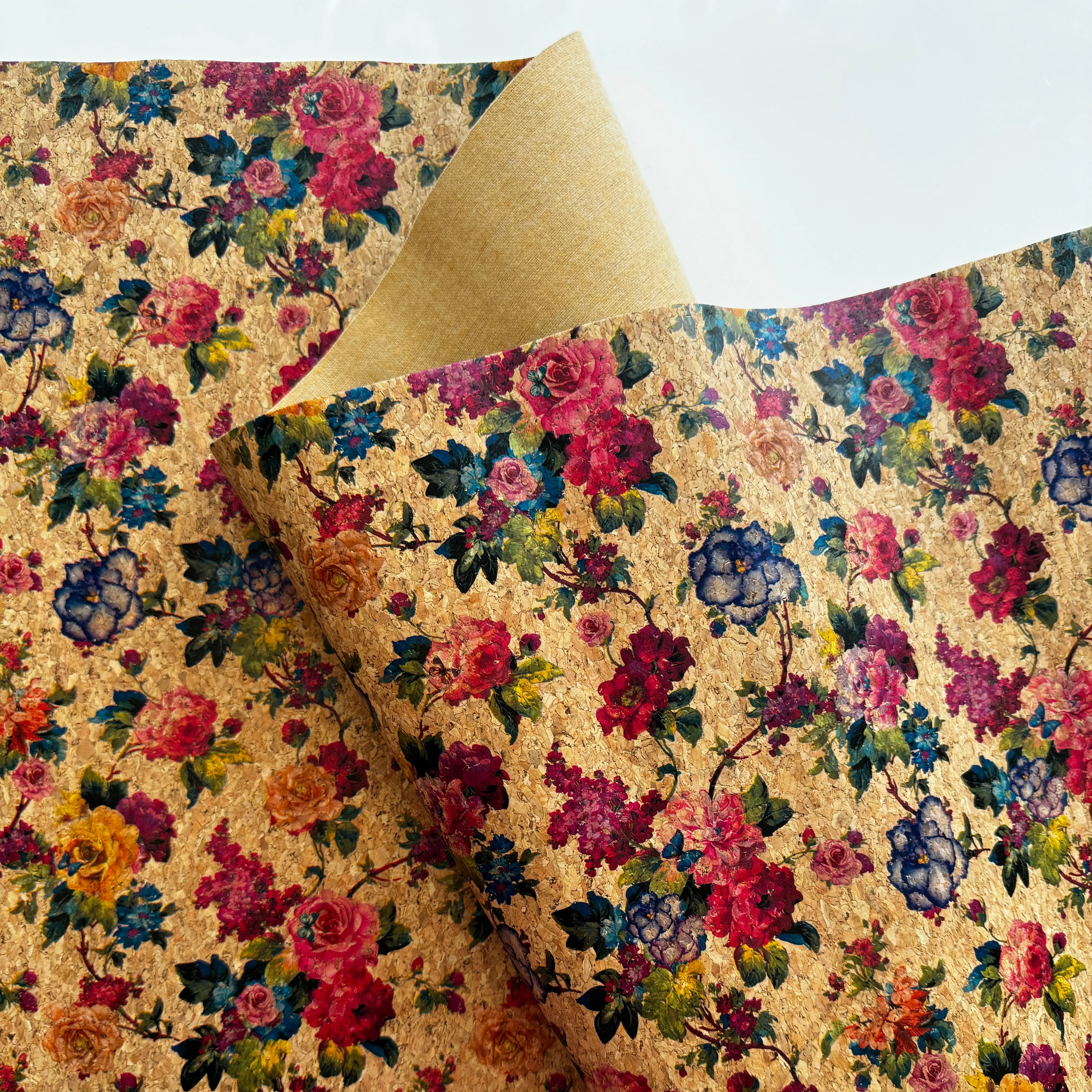 Floral Print Cork Roll - Image 3