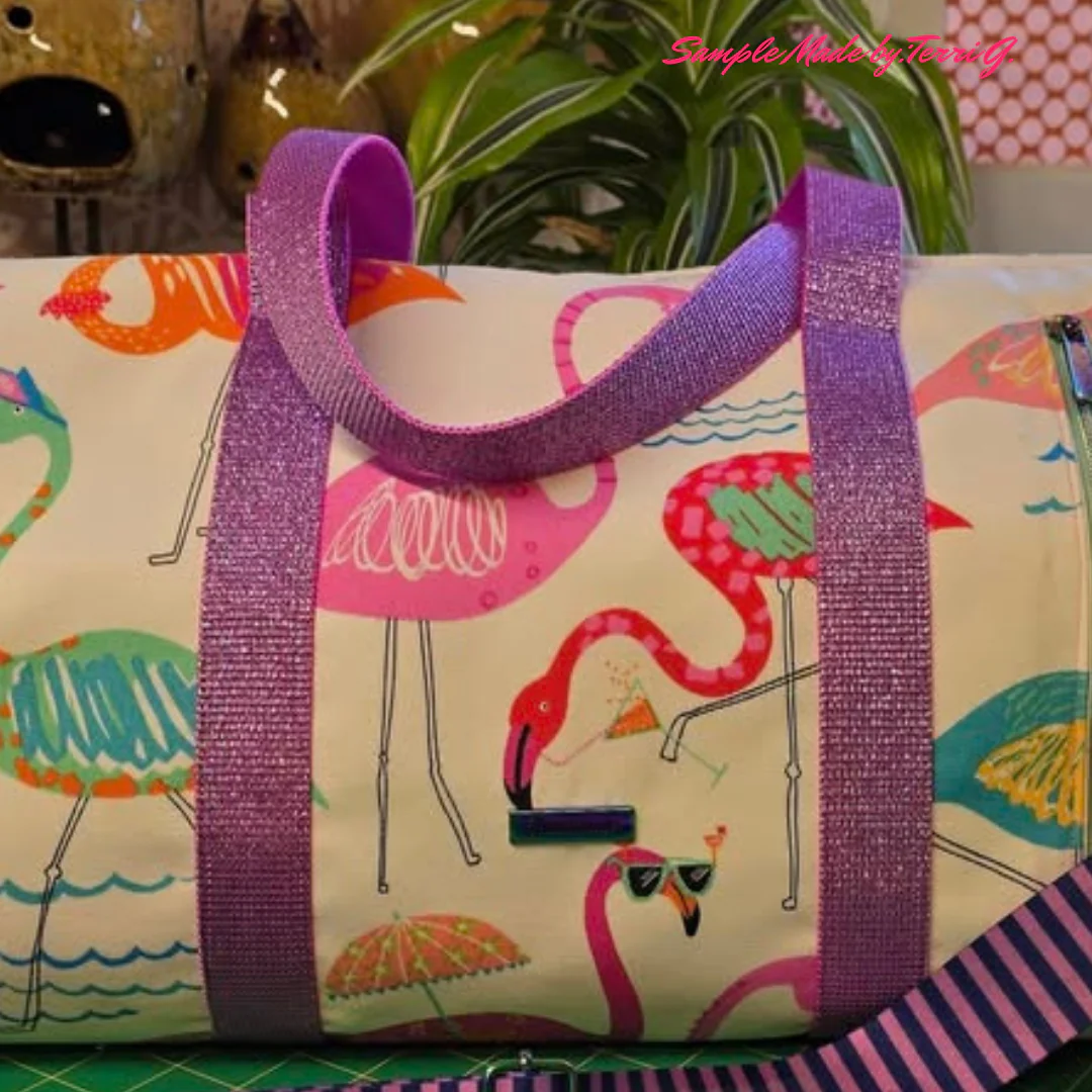 Glitter Webbing Hot Pink 5 yards - Image 7