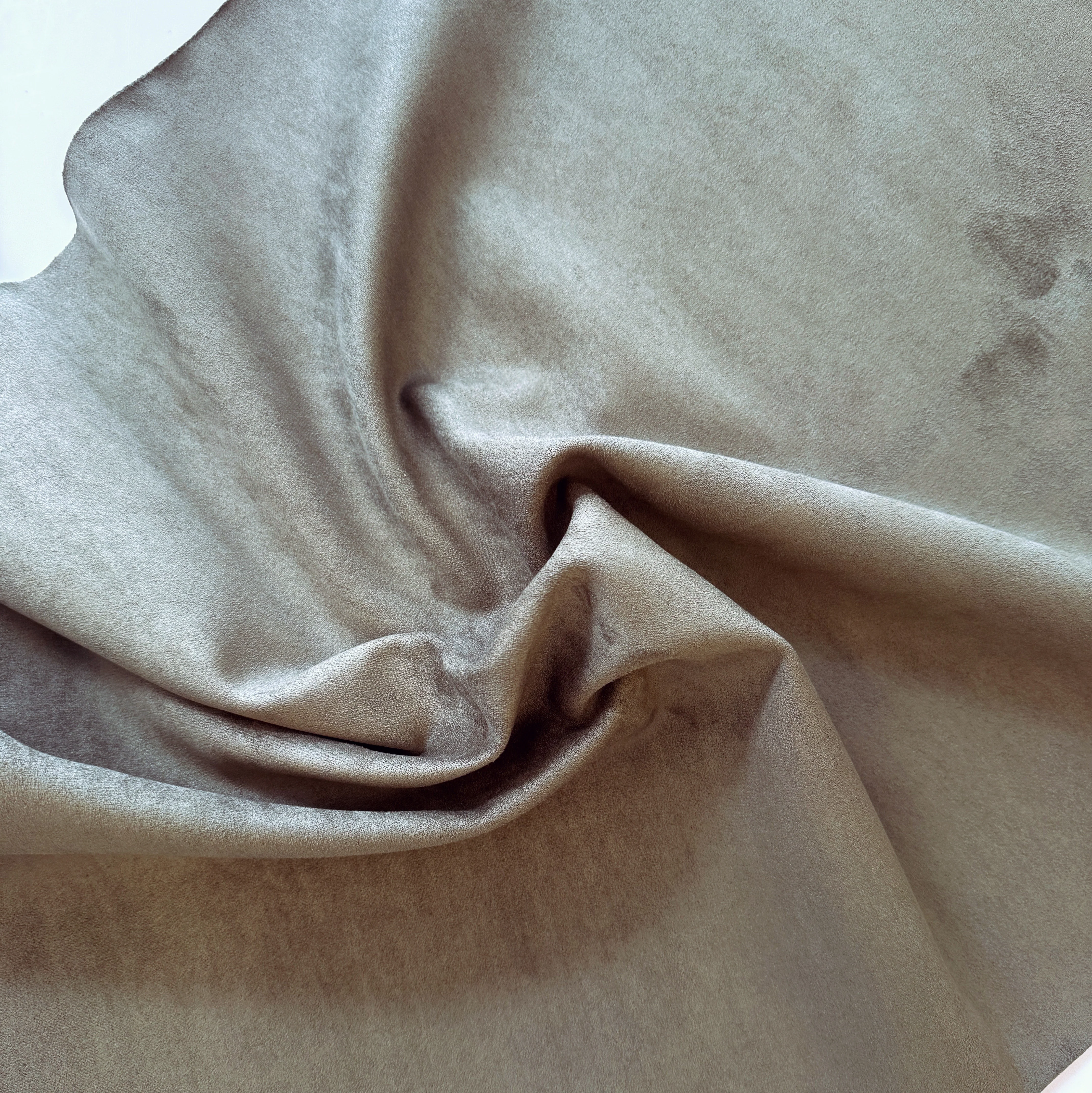 Faux Suede Olive - Image 3