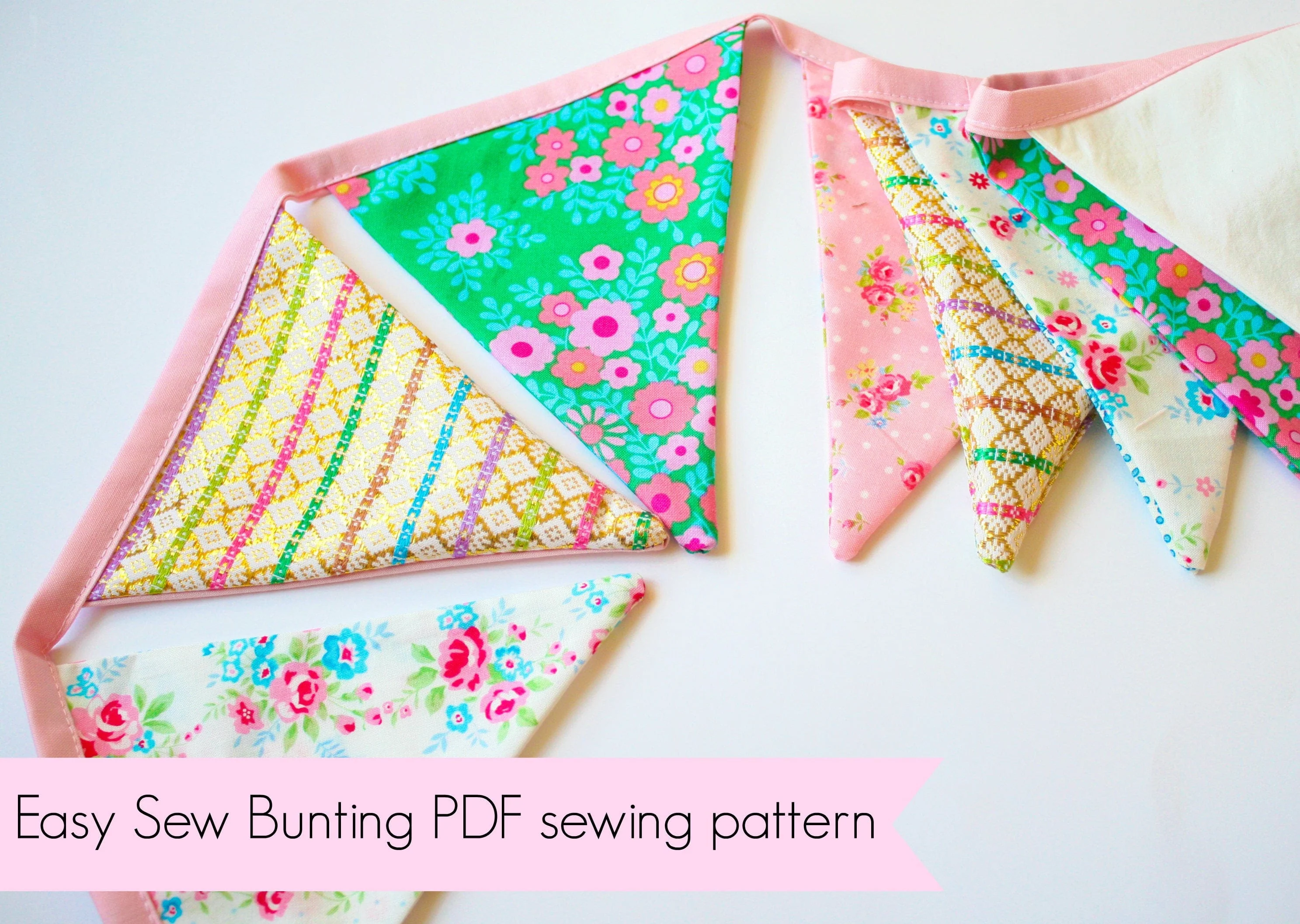 Bunting Flags PDF sewing pattern - Image 4