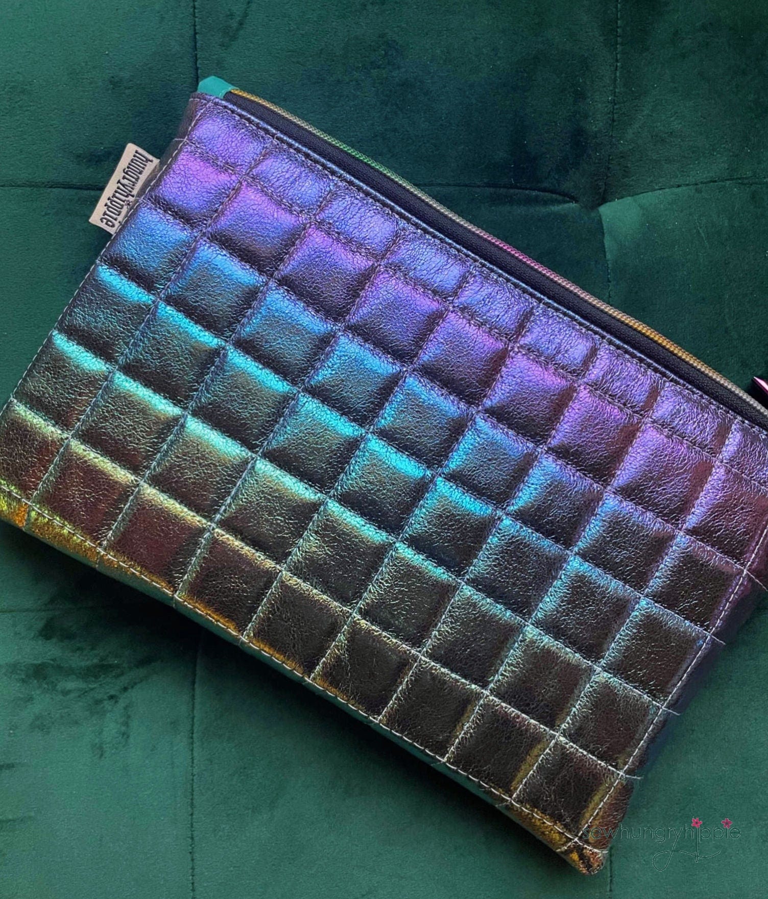 Quilted Soft Vinyl Zipper Pouch KIT - Image 3