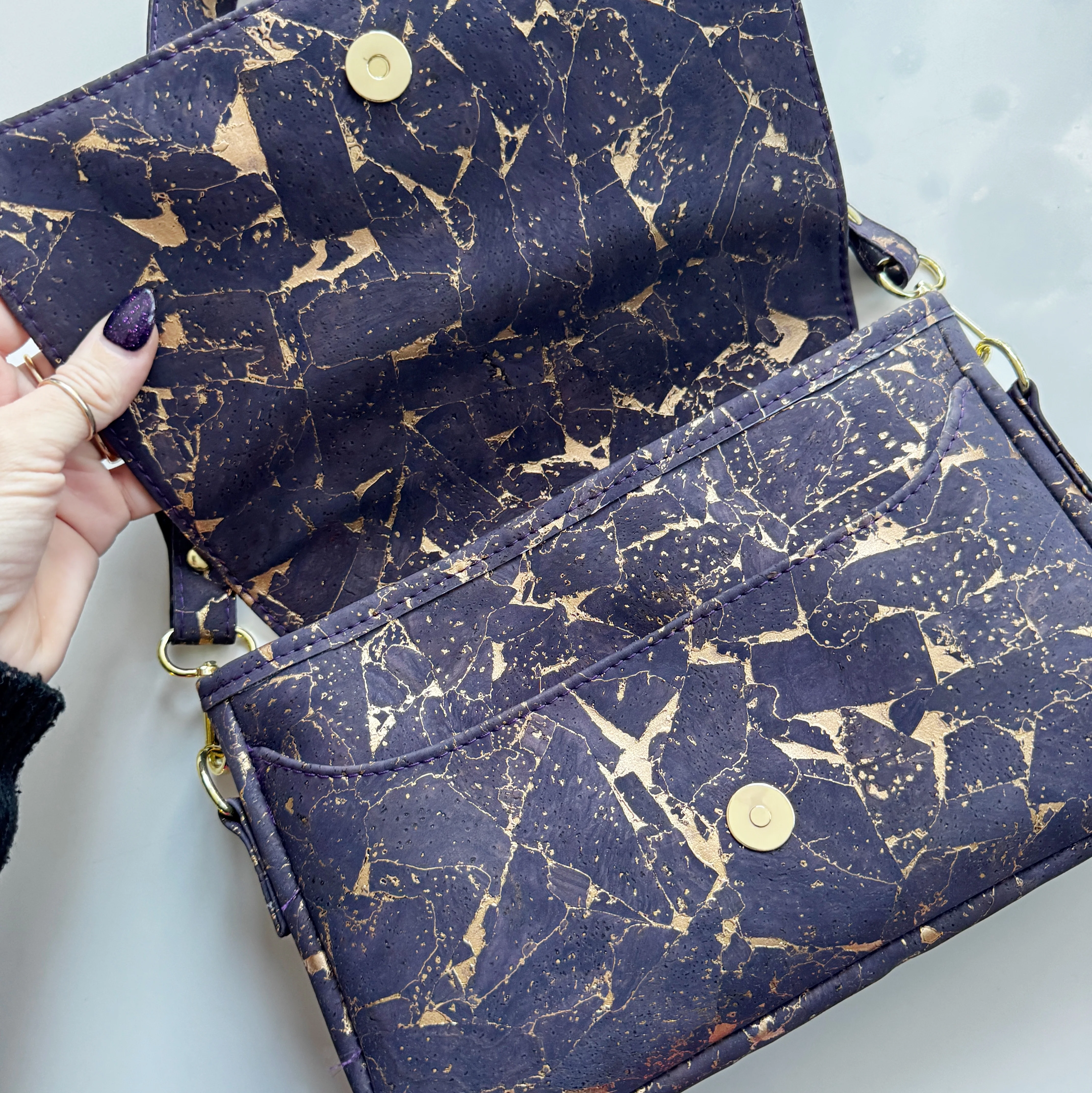 Royal and Gold Stone Cork roll - Image 4