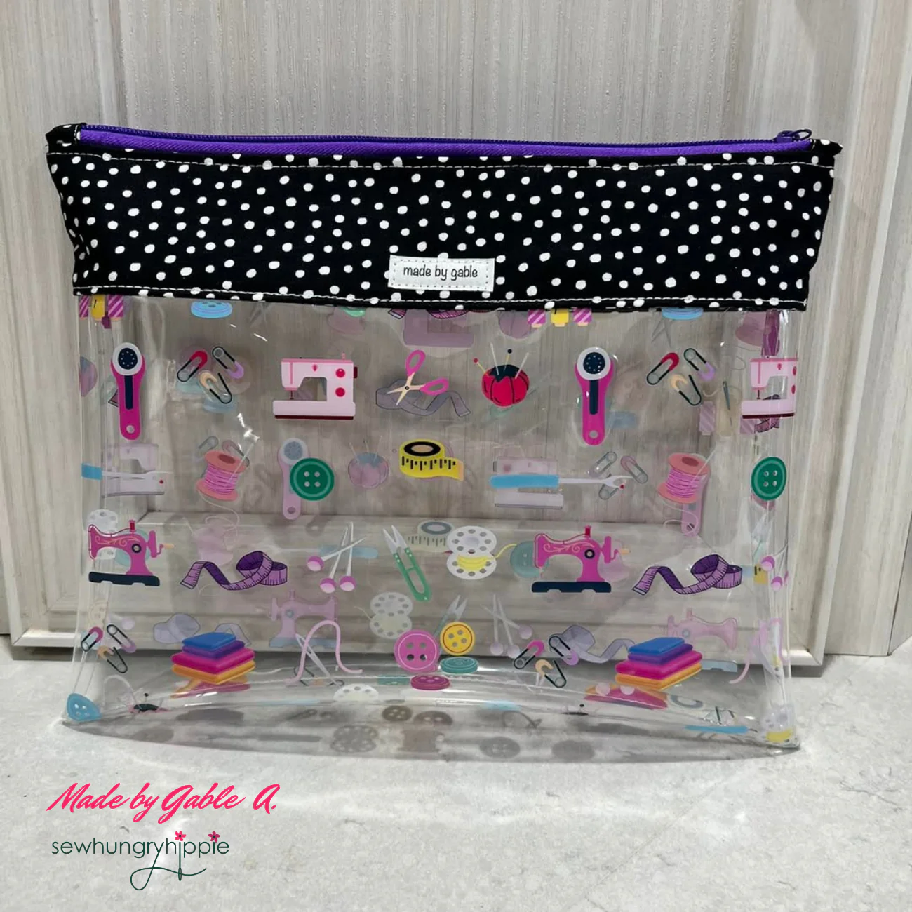 Sewing Notions Clear vinyl TPU 12 x 50 roll - Image 4