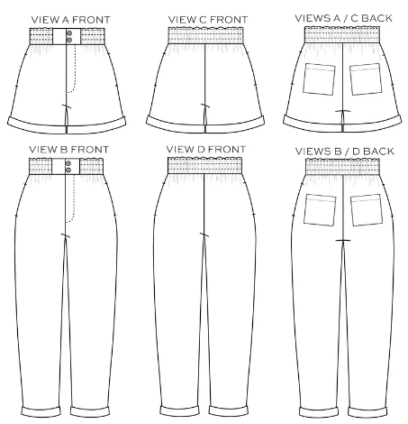 True Bias DANI pants sewing pattern - Image 3